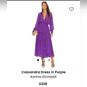Karina Grimaldi Purple Dress